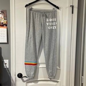 Spiritual Gangster sweats pants. Gently used. Soft tri-blend terry, Comfortable